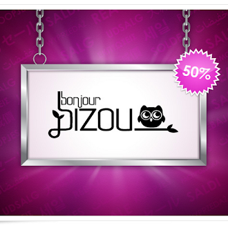 50% off sale in Bonjour Bizou!