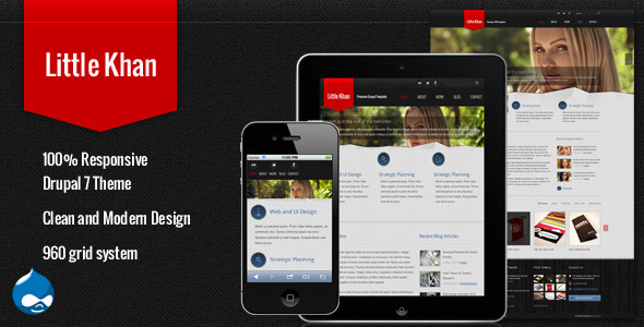 Little Khan - Responsive Drupal Theme - Drupal CMS Themes