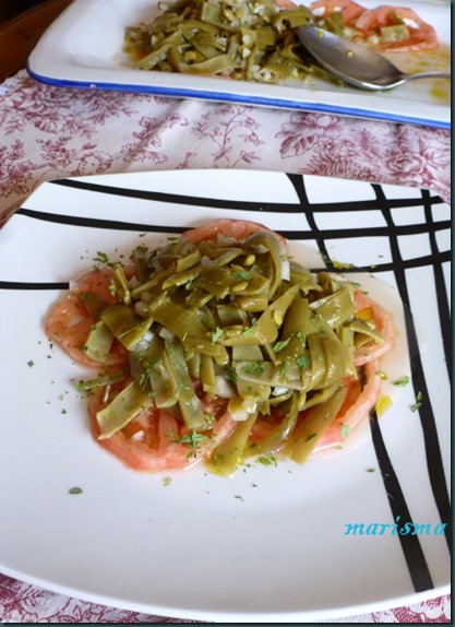 ensalada de judias verdes,racion copia