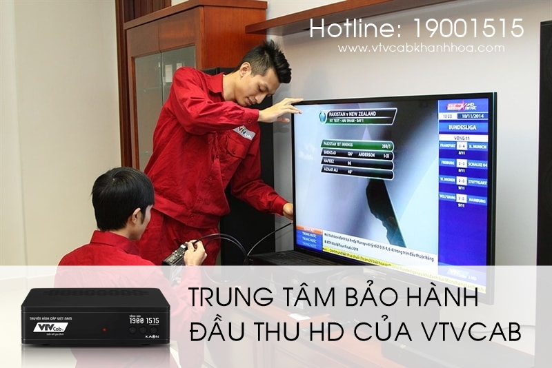 Hướng dẫn bảo hành đầu thu HD của VTVCab tại Khánh Hòa