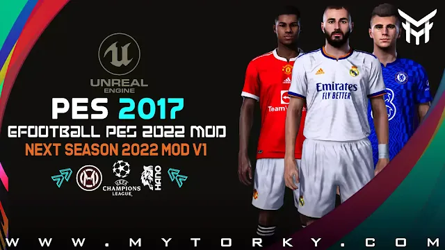 PES 2017 Full Mod eFootball PES 2022 V1