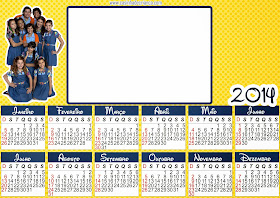 calendário chiquititas 2014