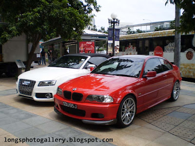 audi s5 convertible and BMW e46 coupe