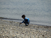 He'd rather be on the beach than anywhere, I think. (sean on beach )