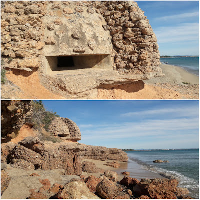 GR-92 Cambrils a l'Hospitalet de l'Infant, búnker de la Guerra Civil espanyola a la platja de l'Estany Salat