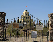 Tovrea Castle in Phoenix, From the Bike Lane (tovrea castle )