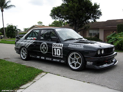  and this Black BMW E30 M3 have got some Silver graphics logos too