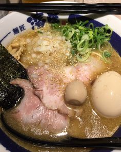 Ramen with two types of eggs!