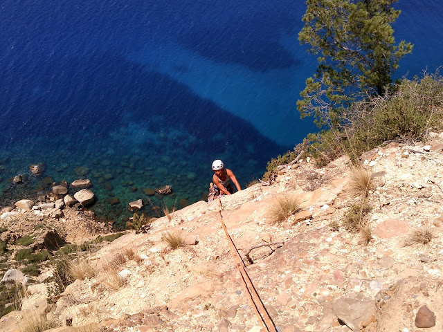 escalade à Cap-Canailles Cassis Calanques Manu RUIZ