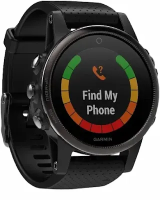 Image of Garmin fēnix 5 Smartwatch saying find my phone