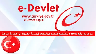 عن طريق موقع e davlat تستطيع التحقق من قبولك في منحة الكورونا من الحكومة التركية