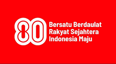Logo HUT ke-80 Kemerdekaan Republik Indonesia: Bersatu, Berdaulat, dan Maju