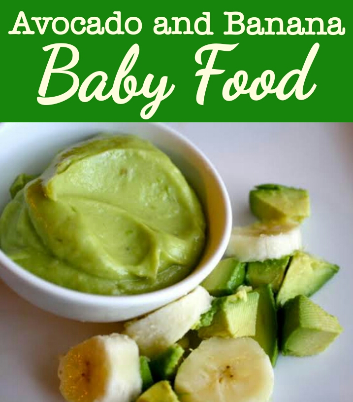 Avocado and Banana Baby Food - BEAN GIRRAS