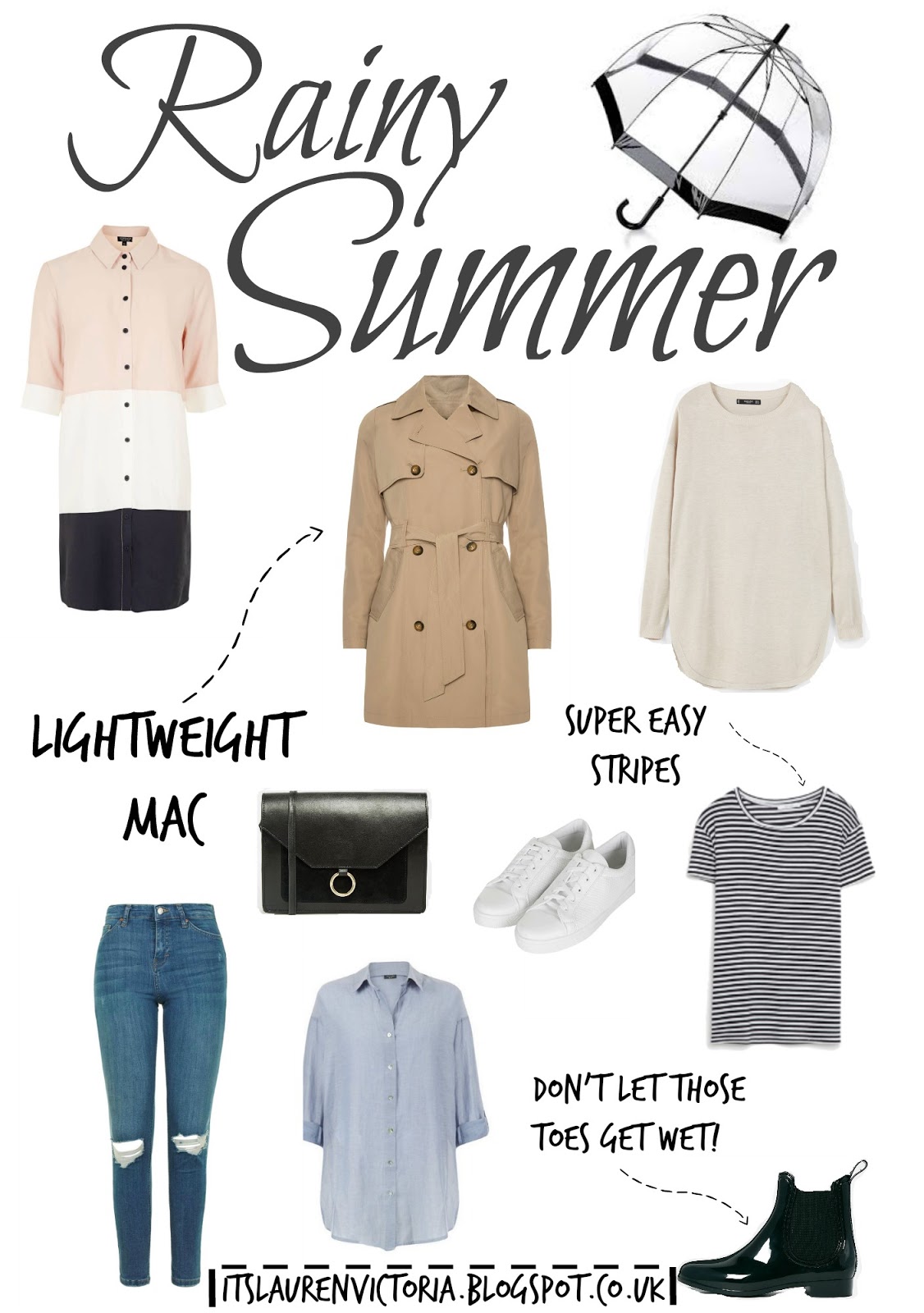 The Ultimate Outfit Guide For A Rainy Summer