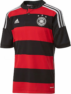 Jersey Grade Ori Germany Away Official World Cup Jersey 2014 - Brazil