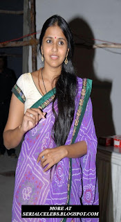Actress-Singer Smitha in Half Saree
