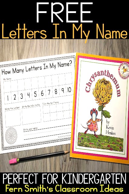 Click Here to Download This Free How Many Letters In My Name Activity For Your Classroom Today!