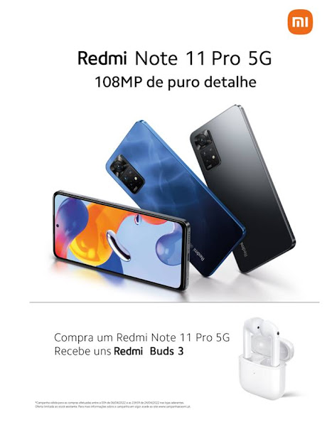 Chegaram a Portugal os novos Redmi Note 11 Pro
