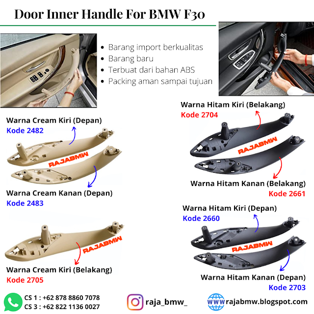 Door Inner Handle BMW F30