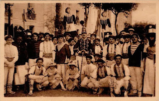 pays basque avant danseurs chanteurs