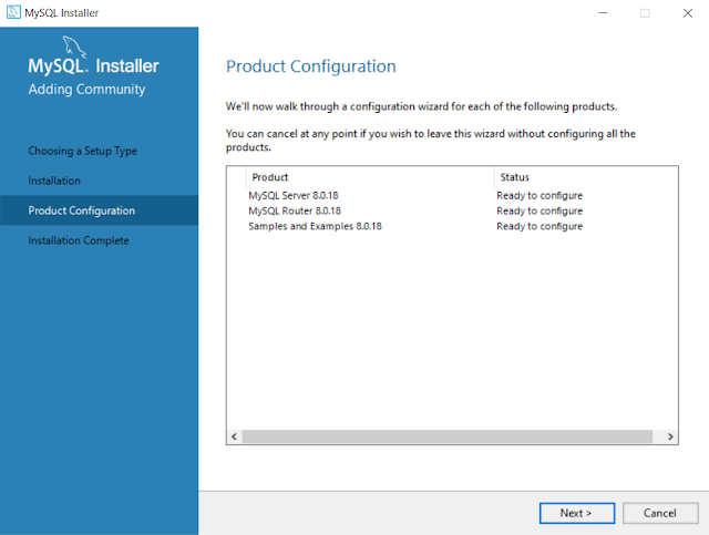 Installing MySQL database on my PC or Computer