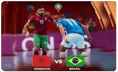 مواجه حراقة بين المغرب والبرازيل كرة الصالات Morocco vs Brazil futsal