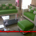  Sofa 3.2 Kain Bebas + Meja Kaca + Puff + Meja Persegi + Bantal