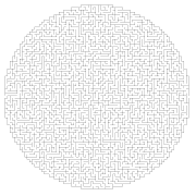 Testing a Maze. Click to enlarge. Just fooling around.