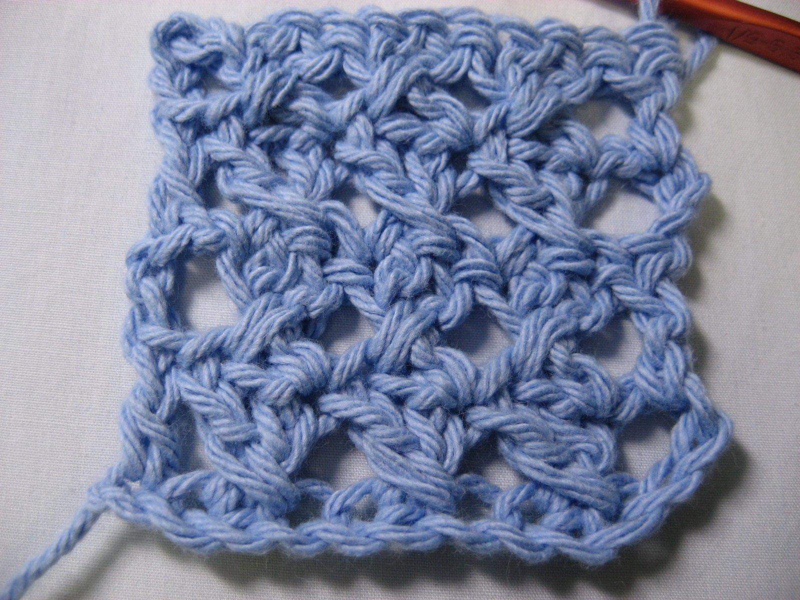 Hooked on Needles: Crossed Double Crochet - a video tutorial