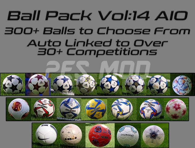 PES 2020 Ball Server Pack Vol.14 AIO 300+ Ball Final Pack