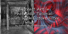 Top 9 Amazing Stories List from 2013 (Dakota Visions Style) - Abstract Art in Photoshop Tutorial: Swirls with Distort