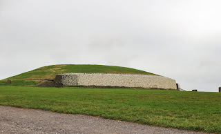 Stone Passage Tomb at Newgrange UNESCO world heritage site, Boyne valley Ireland