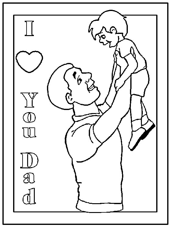 Bible Coloring Pages For Father's Day 9