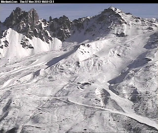 The Pistes near Meribel