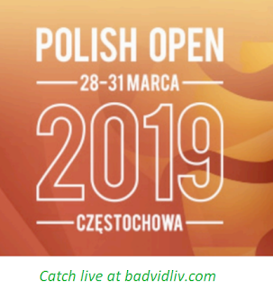 Polish Open 2019 live streaming