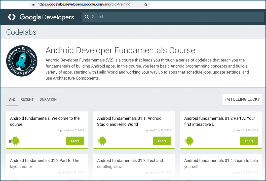 Android Codelab Courses Are Here Internet Technology News - petition bring back the old roblox group page layout