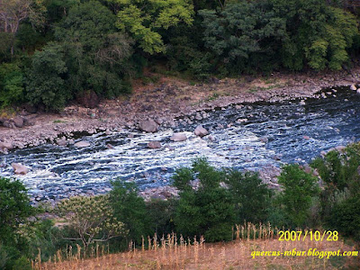 Río Santiago, al fondo de la barranca