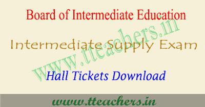 AP Intermediate supply hall tickets 2018 download