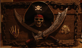 Pirates Skull Halloween Wallpaper