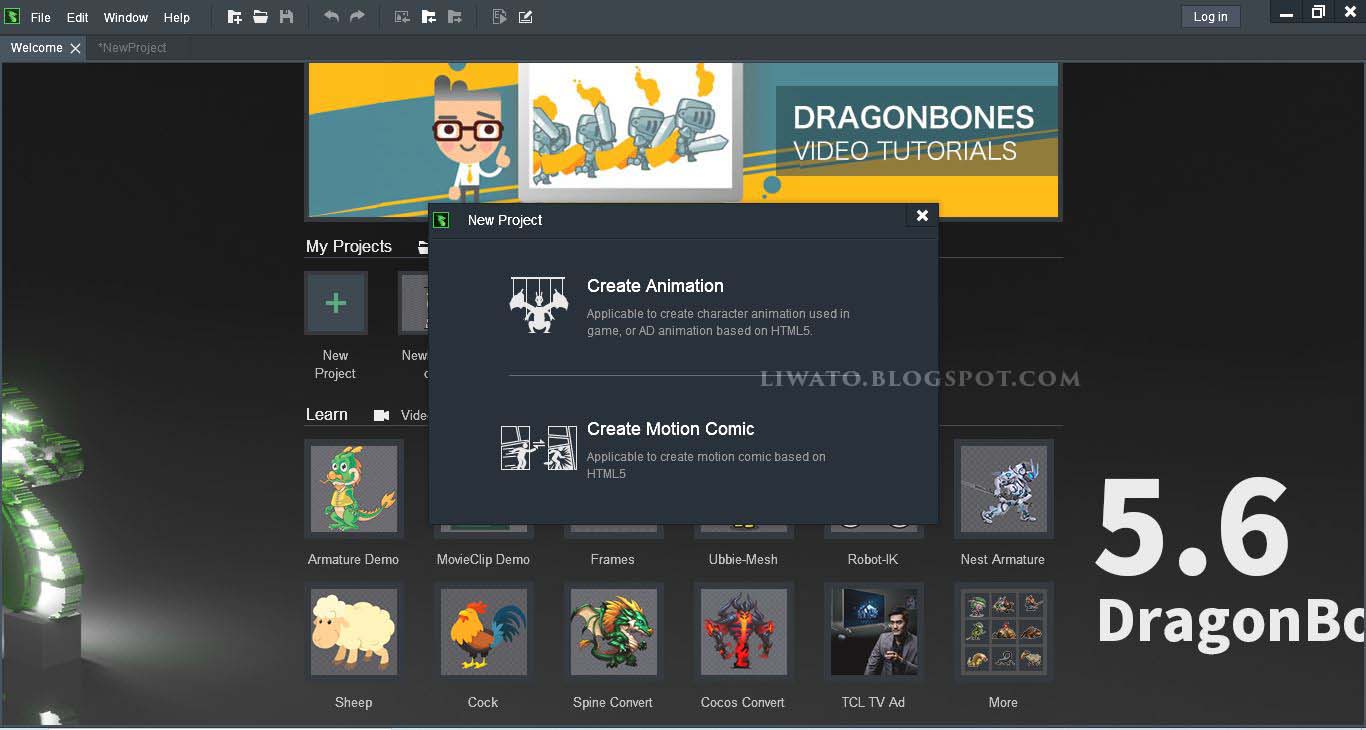 dua mode pada dragonbones