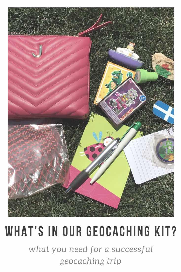 What’s in our geocaching kit?