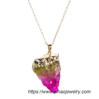 Exotic alloy plating necklace