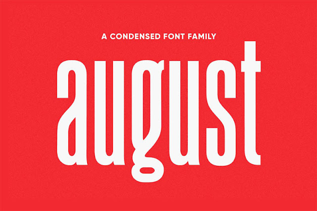 August Typeface Font