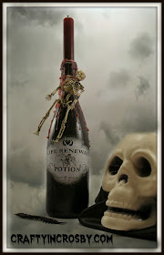 Halloween, Potion Bottle, Skeleton