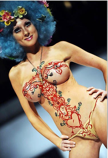 New Style Art Body Painting