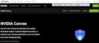 برنامج NVIDIA Canvas