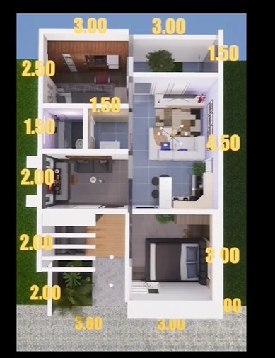 Terletak Di Perkampungan Desain Rumah Type 60 Ini Mewah