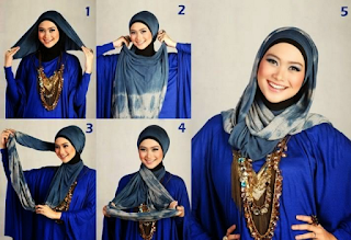 Cara Memakai Jilbab Pashmina