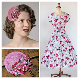 Berry Bliss - 40s/50s fashion pairings #1940s #fashion #1950s #dress #pink