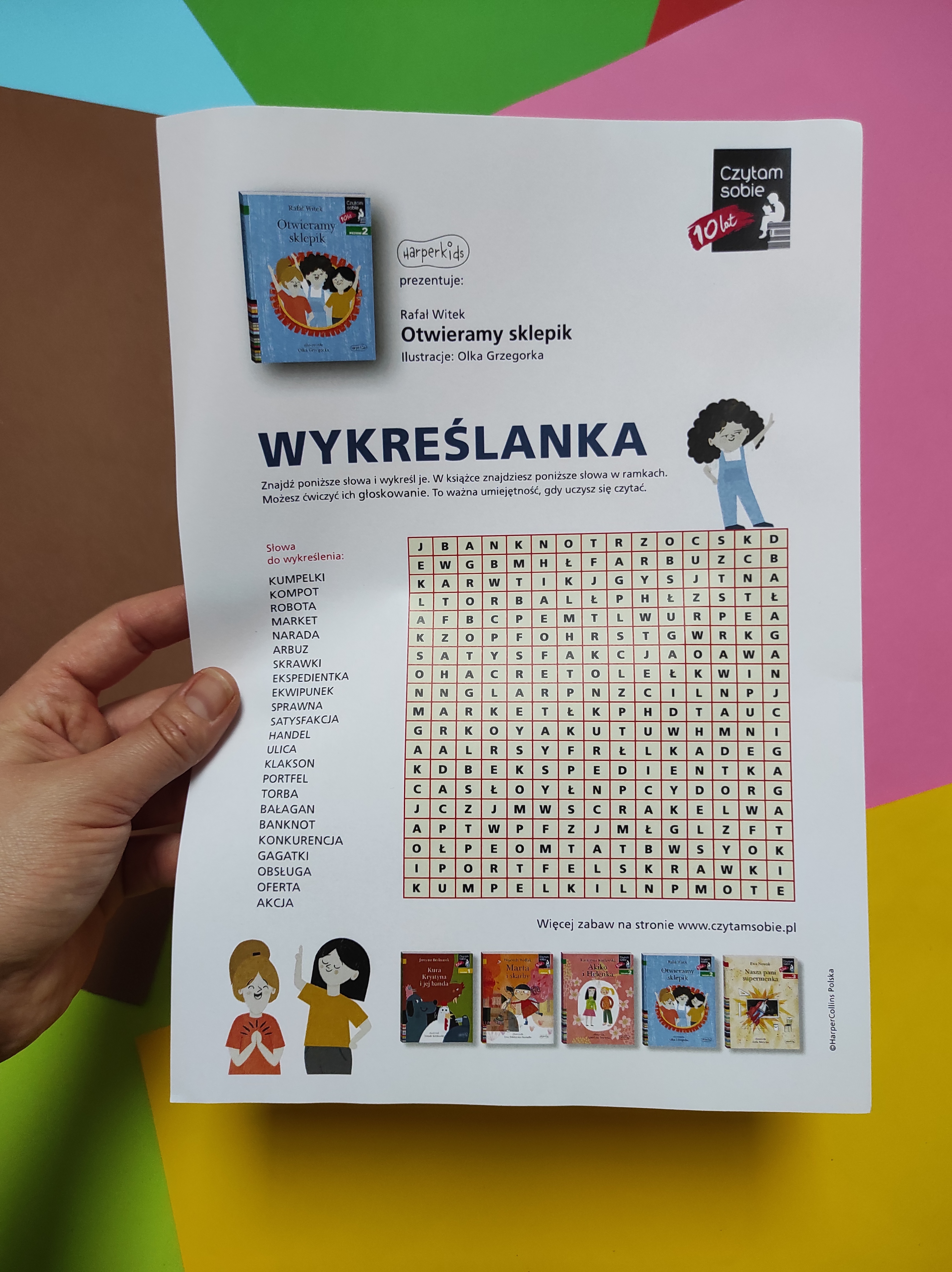 10 urodziny programu "Czytam sobie" wydawnictwa Harper Kids